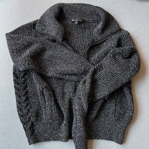 Athleta heavy knit bomber jacket